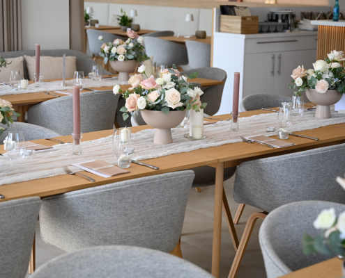 Restaurant Dekoration im Nero Restaurant Wiesbaden WTHC