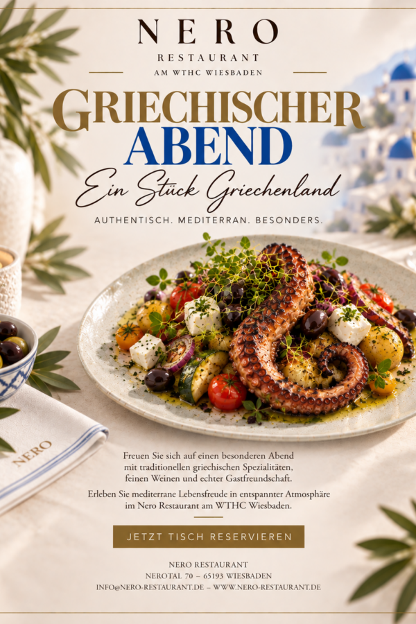Griechischer Abend im NERO Restaurant